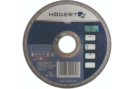 Диск отрезной по металлу (230x1.9x22.2 мм) HOEGERT TECHNIK HT6D604