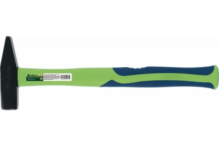 Слесарный молоток СИБРТЕХ 1500 г, фибергласовая обрезиненная рукоятка 10331