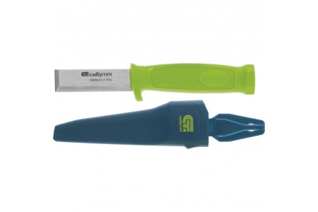 Нож-стамеска с чехлом, 195 мм лезвие - 75 мм СИБРТЕХ 79018