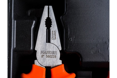 Набор профессионального шарнирно-губцевого инструмента HARDEN 4 предмета, CRV 520642