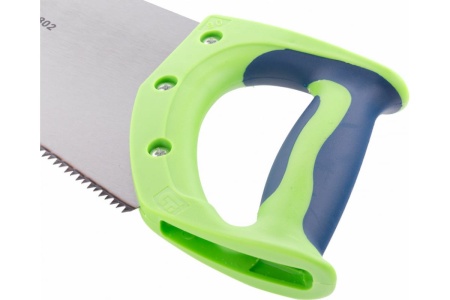 Ножовка по дереву СИБРТЕХ Зубец 400 мм, 7-8 TPI, зуб 2D, калёный зуб, 2-х компонентная рукоятка 23802