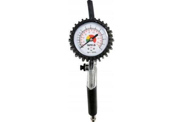 Пистолет для накачивания колес YATO с манометром YT-2370