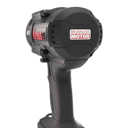 Гайковерт аккумуляторный бесщеточный KRESS KU33.91, 20В, 1/2", 1300 Нм, без АКБ и ЗУ, кейс