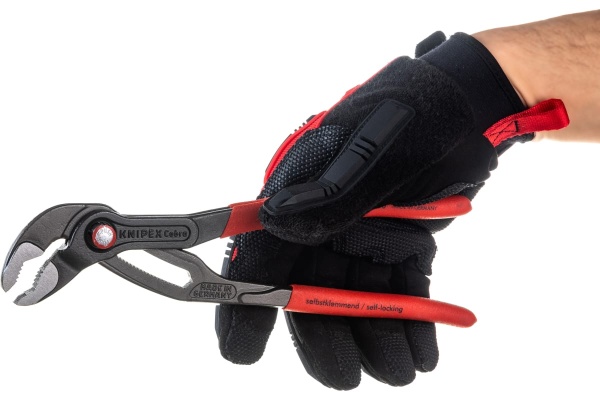 Переставные клещи KNIPEX COBRA QuickSet с фиксатором, быстрая установка, L-250 мм KN-8721250SB