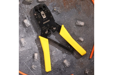 Кримпер REXANT HT-200R для обжима 10P10C, 8P8C, 6P6C, 4P4C 12-3442