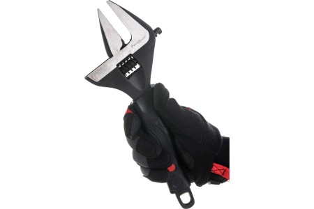 Разводной ключ Ремоколор двухкомпонентная рукоятка, тонкие губки, 300 мм, макс 0-59 мм 43-1-530