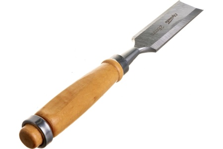 Долото-стамеска SPARTA 26 мм, деревянная рукоятка 242515