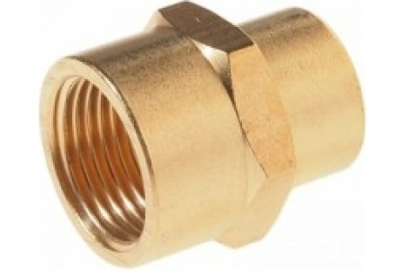 Соединитель резьбовой внутренняя резьба 3/8х1/4 ROCKFORCE RF-FF06/04