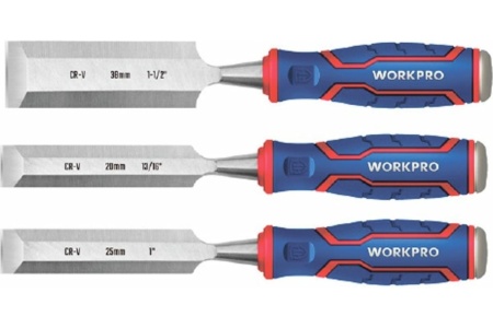 Набор стамесок-долот WORKPRO 3шт. WP201301