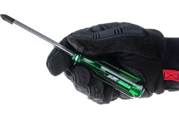 Отвертка PHILIPS со сквозным стержнем JTC PH2х100 мм 3708 Отвертка PHILIPS со сквозным стержнем JTC PH2х100 мм 3708