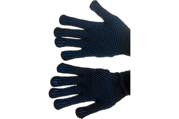 Трикотажные утеплённые перчатки ЗУБР МПП-7 р. L-XL, 10 шт 11462-H10