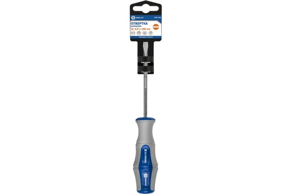 Отвёртка Ultra Grip SL 5 х 100 мм CR-V КОБАЛЬТ 646-256