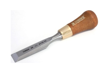 Набор из 4 зачистных стамесок в деревянном ящике NAREX 853750