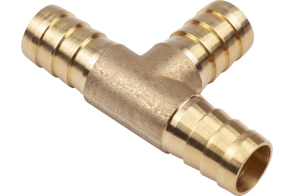 Тройник Т елочка 12 мм, латунь, в блистере AV Steel AV-700341B блистер