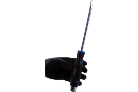 Отвертка Forsage шлицевая силовая магнитная под ключ Profi S2 SL8.0х175мм 26915