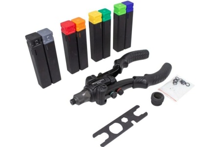 Механический заклепочник Forsage Profi двуручный 2 в 1, в кейсе F-67811 50553