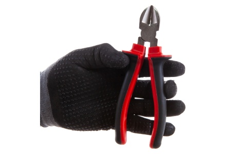 Бокорезы КУРС Мастер, черно-синяя прорезиненая ручка, усиленная сталь, молибденовое покрытие 160 мм 47571