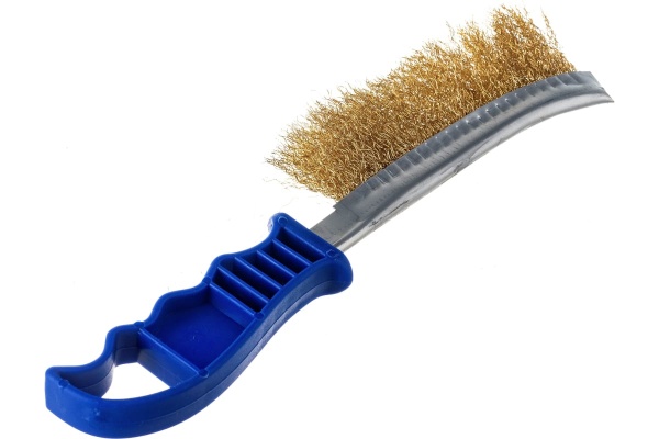 Щетка по металлу ROCKFORCE ручная, с пластиковой ручкой RF-HB140