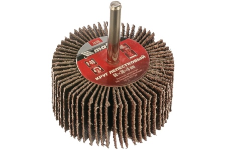 Круг лепестковый (60x30x6 мм; P40) для дрели MATRIX 74120