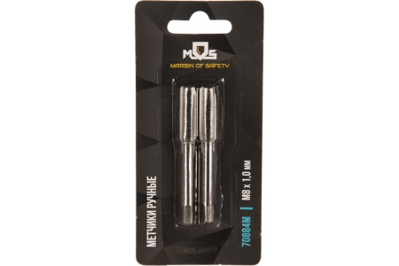 Метчики ручные, комплект 2 шт. М8 х 1.0 мм MOS 70884М Метчики ручные, комплект 2 шт. М8 х 1.0 мм MOS 70884М