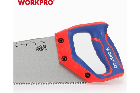 Ножовка по дереву WORKPRO 450 мм, SK5, 7TPI WP215006