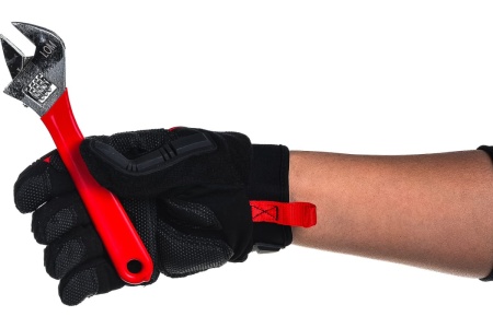 Разводной ключ LOM обрезиненная рукоятка, 200 мм 1647008