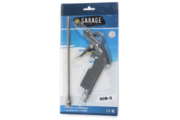 Продувочный пистолет с удлиненным соплом GARAGE 60B-3 байонет 8085140