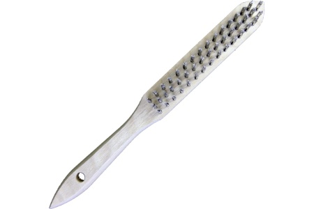 Ручная щетка OSBORN 3 ряда, 295x145, ворс прямая нерж сталь 0,30 151.333-0001