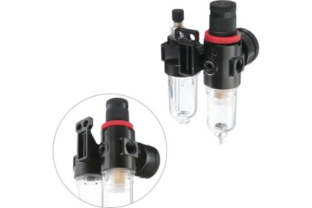 Блок подготовки воздуха 1/4" INTERTOOL PT-1431 Блок подготовки воздуха 1/4" INTERTOOL PT-1431