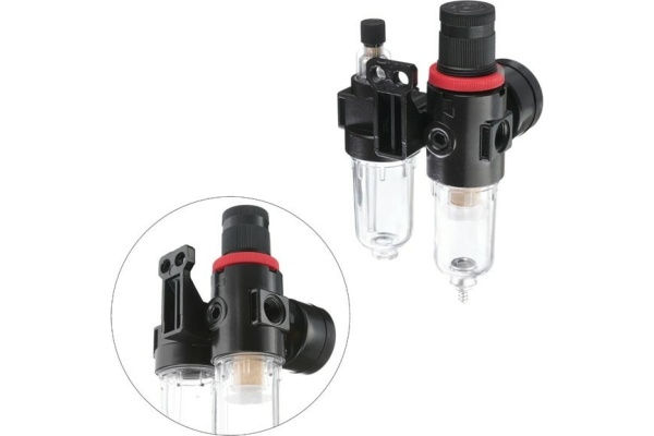 Блок подготовки воздуха 1/4" INTERTOOL PT-1431 Блок подготовки воздуха 1/4" INTERTOOL PT-1431