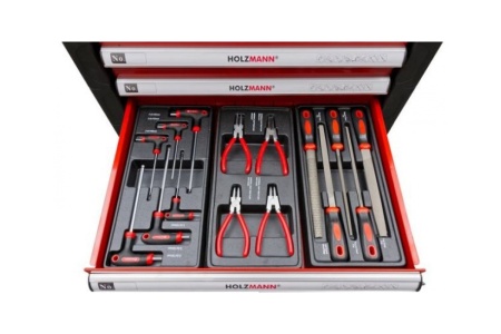 Тележка для мастерской с инструментами HOLZMANN хромованадиевая сталь WW790W