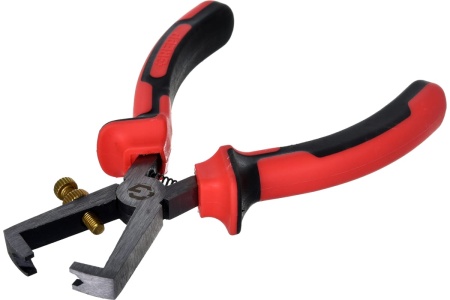 Усиленные плоскогубцы для зачистки проводов Ladina GREPP трехкомпонентная рукоятка, CrV, 160 мм 205-118