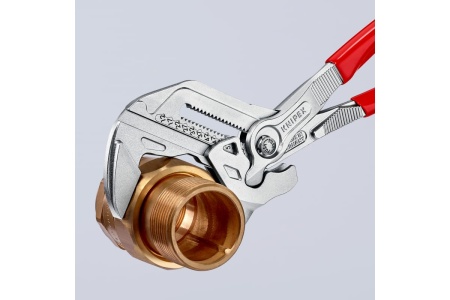 Переставные клещи-ключ Knipex 68 мм (2 1/2"), длина 300 мм, хром, 1К ручки, KN-8603300SB