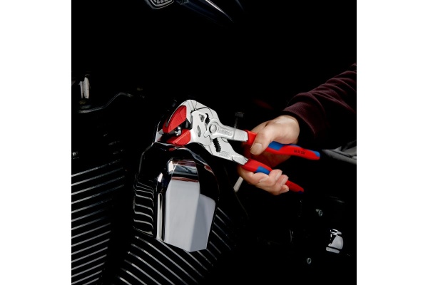 Переставные клещи-ключ Knipex 52 мм (2"), длина 250 мм, хром, 2К ручки, KN-8605250SB