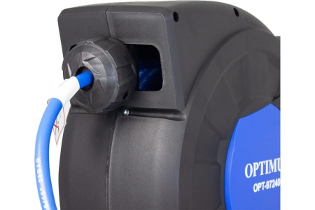 Шланг пневматический армированный pvc на катушке (15 м; 8x12 мм; 20 бар) Optimus OPT-97240