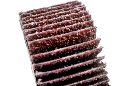 Круг шлифовальный лепестковый радиальный (40x20 мм; хвостовик 6 мм; P40) HOEGERT TECHNIK HT8D001