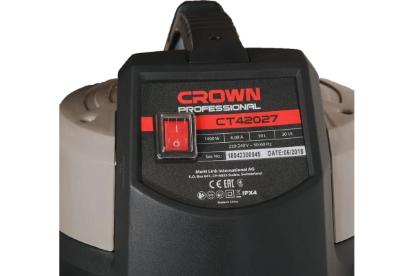 Промышленный пылесос CROWN CT42027