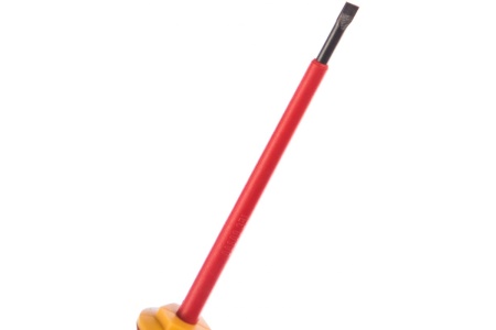 Диэлектрическая отвертка Felo Ergonic 4,0х0,8х100 плоская шлицевая 41304090