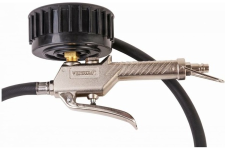 Пистолет для накачки шин WIEDERKRAFT с аналоговым манометром WDK-29110