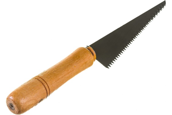 Ручная узкая ножовка для гипсокартона 175 мм КУРС 15375