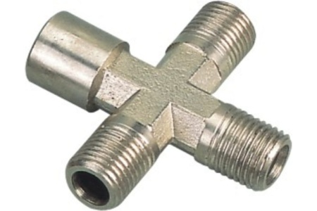 Крест резьба 1/4MMMF Pegas pneumatic 3903