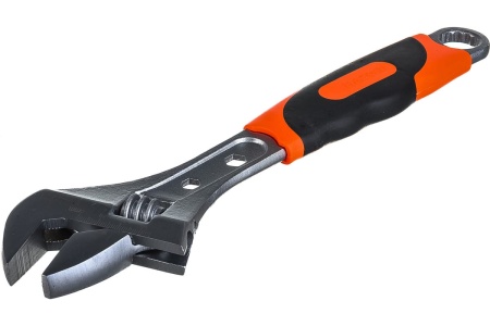 Разводной ключ HARDEN профессиональный, 300 мм, 2-х комп. рукоятка 540562