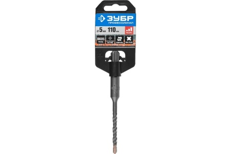 Бур ЗУБР Профессионал (5x110 мм; SDS-plus) 29314-110-05_z02