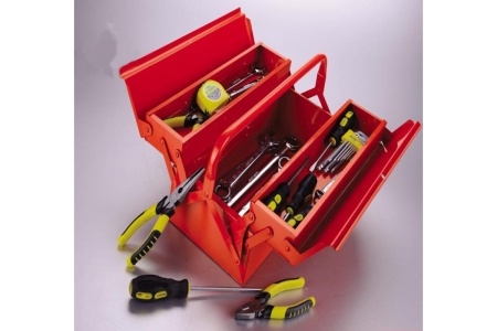 Ящик для инструментов 3-х секционный, 420х200х160 мм WEDO WD1327