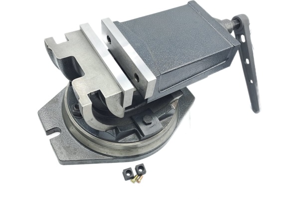 Станочные тиски TORNERI глобусные 2-х осевые поворотные L губок 160 мм, серия QHK160 045774