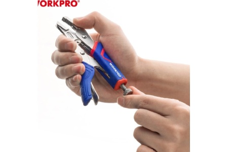 Фиксирующие клещи WORKPRO PRO 130 мм WP231072