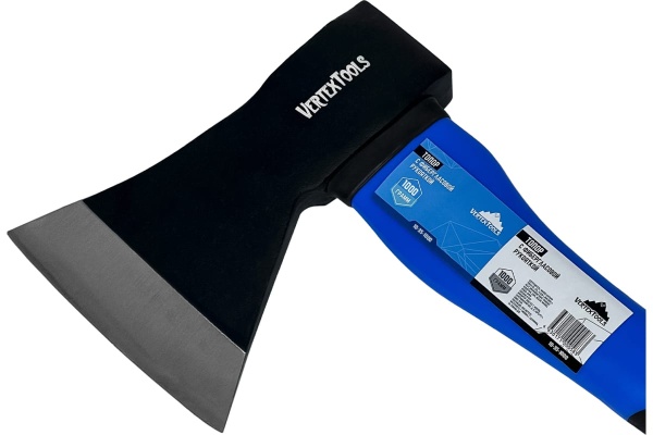 Топор vertextools 1000 г, фибергласовое топорище 10-35-1000