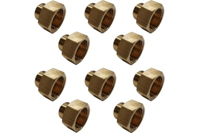 Переходник пневмо (10 шт; 3/8"НР - 1/2"ВР) Профитт 9276164