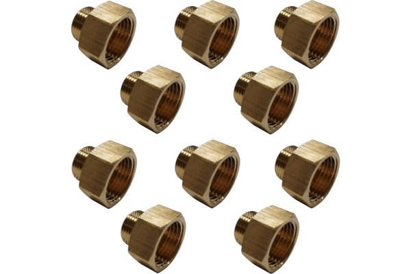 Переходник пневмо (10 шт; 3/8"НР - 1/2"ВР) Профитт 9276164