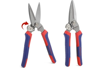 Универсальные кованые ножницы WORKPRO 200 мм WP214009